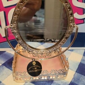 Bridgerton Gold Vanity Mirror and Tray From Bath & Body Works